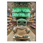 BLACK DİAMOND PLUSH TOY Baby Yoda Dev Peluş uyku arkadaşı 75 CM