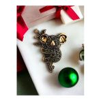 Black Diamond Taşlı Koala Broş