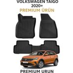 Black Gold 3D Oto Paspas Premium Kaymaz Taban ve Kauçuk Malzeme ile 4 Parça Siyah
