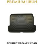 Black Gold Renault Megane 2 Sedan 2002–2009 Uyumlu 3D Bagaj Havuzu Premium - Siyah