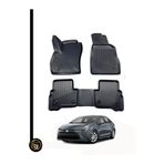 Black Gold Toyota Corolla 2019-2024 Sedan 3D Havuzlu Paspas Kauçuk Rjn