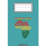 Black History Month African Map Colors Notebook: black history month: notebook journal 6*9 inches 110 pages cover matte finish Blank History Month ... Women, Men & Kids To Celebrate black history