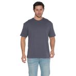 Black Horn Erkek Bisiklet Yaka%100 Pamuk Oversize T-Shirt (Füme, S)