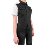 Black Iron Vest Motosiklet Yeleği Kadın - XS