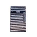 Black Martin Soft Flame Desenli Gümüş Metal Çakmak - TR9278