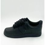 Black Nike Air Force 1 Rope Laces