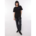 Black On Black B3WL-SWT15 Siyah Düz Kadın Bisiklet Yaka Loose Fit Sweatshirt