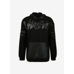 Black On Black B3WM-SWT75 Kapüşon Yaka Baskılı Siyah Erkek Eşofman Üstü