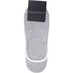 Black On Black Gri Melanj Erkek Babet Çorabı YMR002 - Standart