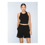 Black On Black Lastikli Bel Loose Fit Siyah Kadın Şort