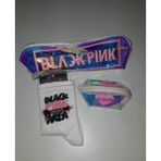 Black Pink Kalemlik Çorap Bozuk Para Cüzdanı - Standart - Renkli