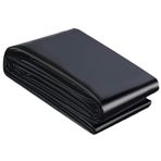 Black Pond Liner 12x12ft Balık Havuzları Bahçe Çeşmeleri ve Peyzaj Tasarımı için Su Geçirmez Önceden Oluşturulmuş Gölet Membranı Dayanıklı Esnek UV Dayanıklı Gölet Astarı