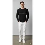 Black Project Kaşkorse Uzun Kollu Basic T-Shirt Body - Siyah - XL