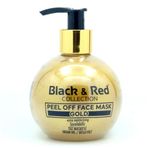 Black & Red 250 ml Soyulabilir Altın Maske