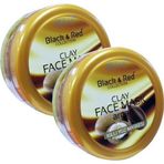 Black Red Argan Yagli Ozlu Killi Yuz Maskesi 2X400ml 2 Adet