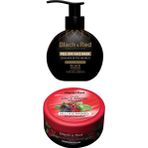 Black & Red Soyulabilir Siyah Yüz Maskesi Arındırıcı 250 ml - Killi Yüz Maskesi Orman Meyveli 400GR