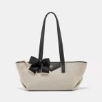Black Ribbon Kadın Kanvas Omuz Çantası - Lily Tote Bag - Standart