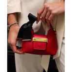 Black Ribbon Victoria Mini Kırmızı Omuz Çantası