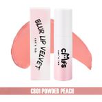 Black Rouge Kadife Yapılı Mat Ve Pigmentli Kalıcı Tint Ruj ve Allık CB01 Powder Peach (Nötr) - 2.3 gr