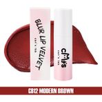 Black Rouge Kadife Yapılı Mat Ve Pigmentli Kalıcı Tint Ruj ve Allık CB12 Modern Brown (Kahve) - 2.3 gr