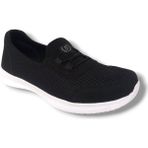 Black Sea 575-25 Anorak Slip On Anatomik Kadın Sneaker Siyah Beyaz