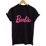 Black Sokak Blacksokak Kadın Siyah Barbie Baskılı Oversize Bisiklet Yaka Tişört - M