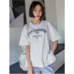 Black Sokak Kadın Beyaz The Sunshine Baskılı Bisiklet Yaka Oversize T-Shirt - XL