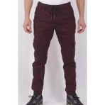 BLACK STEEL BEL VE PAÇA LASTİKLİ YANLARI KARGO CEPLİ PANTOLON-19000 (BORDO / 32)