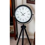 Black Tripod Ayaklı Saat Vitrin