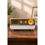 Blackbird Game Center Meier MD-1314BT Gold Nostaljik Radyo - Bluetooth 5.4, Girişli, Şarjlı Retro Görünümlü Hi-Fi Hoparlör - Sarı