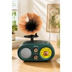 Blackbird Game Center Nns NS-803BT Yeşil Retro Radyo Bluetooth Hoparlör USB Tf Kart Şarjlı Nostaljik Radyo