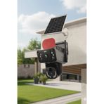 Blackbird Game Center Okam Pro O-kam-3815E | 4G Destekli, Çift Lensli 6MP Güneş Enerjili PTZ Dış Mekan Kamera