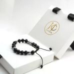 Blackcraft Oltu Taşı Hematit Bileklik ( Ayarlanabilir)
