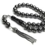 Blackcraft Oltu Taşı Küre Kesim Tespih
