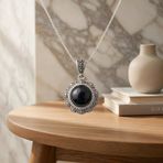 BlackCraft Oltu Taşı Mühür Kolye