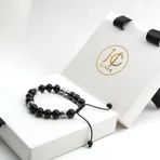 Blackcraft Oltu Taşı Ve Hematit Bileklik ( Ayarlanabilir)