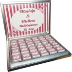 Blackeye Chocolate 72 Madlen Çikolata Kişiye Özel Nişan Nikah Temalı Lezzetli Çikolata