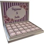 Blackeye Chocolate Söz Nişan Nikah Çikolatası (48 Adet Madlen Çikolata)