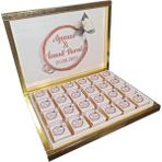 Blackeye Chocolate Söz Nişan Nikah Çikolatası 72 Adet Madlen Çikolata Altın Kutu