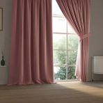 Blackout Pudra Renk Fon Perde Işık Geçirmez Pilesiz Güneşlik Fon, Pudra Tül Fon, Perde, - 230 x 260 - Pudra Pembe