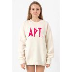 Blackpink Apt Ekru Kadın 2İp Sweatshirt