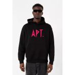 Blackpink Apt Siyah Erkek 3İp Kapşonlu Sweatshirt