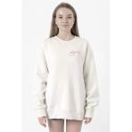 Blackpink Jennie Signature Beyaz Kadın 2İp Sweatshirt