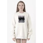 Blackpink Revolution Beyaz Kadın 2İp Sweatshirt