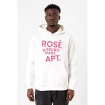 Blackpınk Rose Bruno Mars Apt Beyaz Erkek 3İp Kapşonlu Sweatshirt