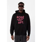 Blackpınk Rose Bruno Mars Apt Siyah Erkek 3İp Kapşonlu Sweatshirt