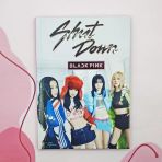 Blackpink Shut Down A5 Boyunda Sert Kapaklı Not Defteri
