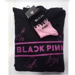 Blackpink Sweatshirt Çorap2 Li Kombin - 11 - 12 Yaş - Siyah