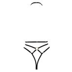 Blackruby BRF339 Seksi Harness Beyaz Kadın Fantazi İç Giyim