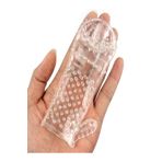 BLACK'S SHOP ŞEFFAF TIRTIKLI PREZERVATİF ŞEKİLLİ PENİS KILIFI P-P-K-102